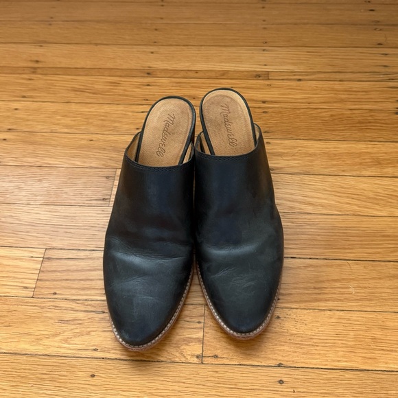 Madewell Black Leather Mules - Picture 3 of 4